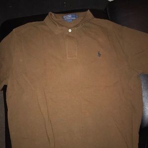 Brown classic polo shirt